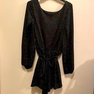 Long sleeve romper for date night!